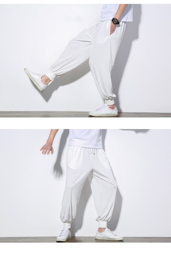 Title 7, Summer Thin Ice Silk Pants Mens Bloomers Light...