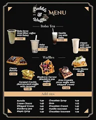 Bubble & Waffle menu 2