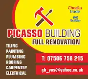 Picasso Building and Maintenance Logo