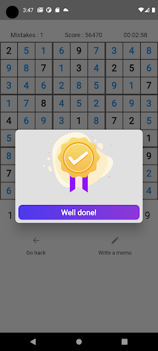 Screenshot Sudoku DUDU