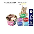 Pate Cho Mèo Ms Thức Ăn Cho Mèo Tăng Cân Tăng Cường Ăn Uống Tăng Mặt Nọng Noursevietnam (170G)