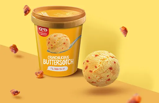 Crunchilicious Butterscotch [Tub, 700 Ml]