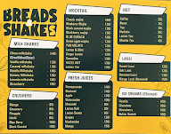 Breads And Shakes menu 1