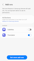 Samsung Internet Browser Screenshot