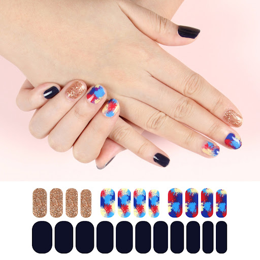 Title 3, Waterproof Nail Stickers Exam-Free. Easy to app...