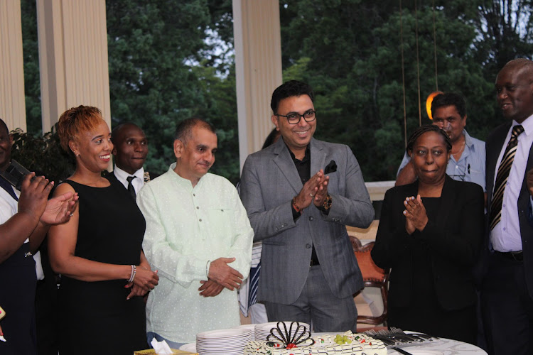 Josephine Ndongo - Director of sales, Shailender Singh - Country Head Kenya, Adhikar Vaish - Group Director of Marketing MGM Muthu Hotels, Catherine Chuani - Director of Sales and Marketing during the event on 23rd February 2023 at Sovereign Suites in Limuru.