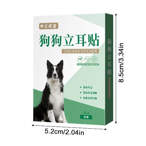 Pet Dog Ear Stand Stickers Free Standing Ear Correction Aid Stickers Large And Small Dogs Ear Stand Straightener Accesso
