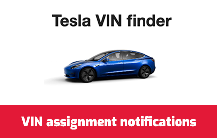 Tesla VIN finder chrome extension