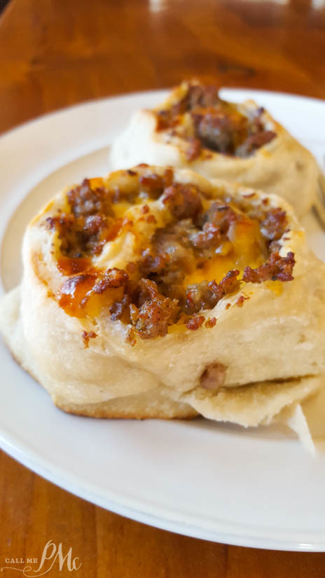 Dutch Oven Sausage Breakfast Pinwheels