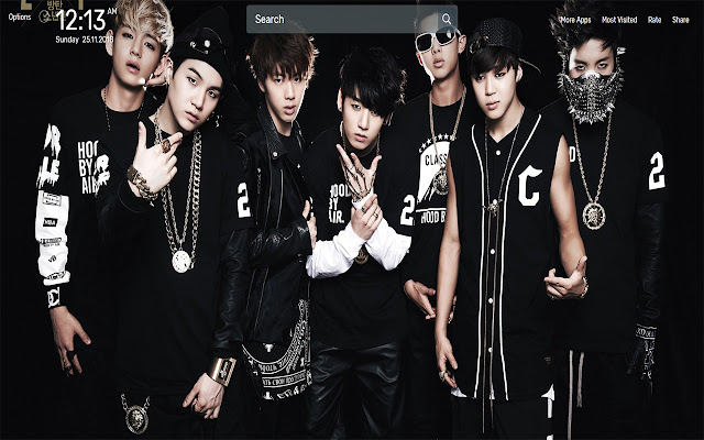 BTS Wallpapers NewTab Theme