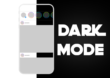 Dark Mode Theme for Instagram Screenshot