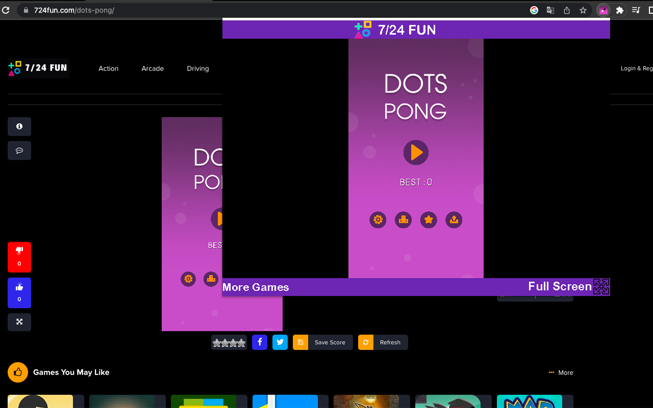 Dots Pong-Arcade Game Preview image 1