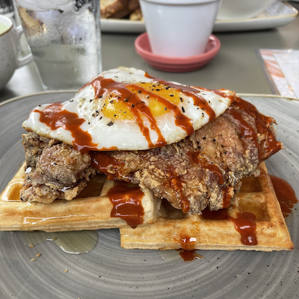 Chicken and waffles