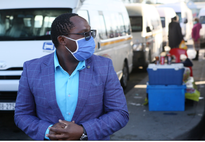 DA Western Cape provincial leader Bonginkosi Madikizela at the Nyanga taxi rank. File photo.