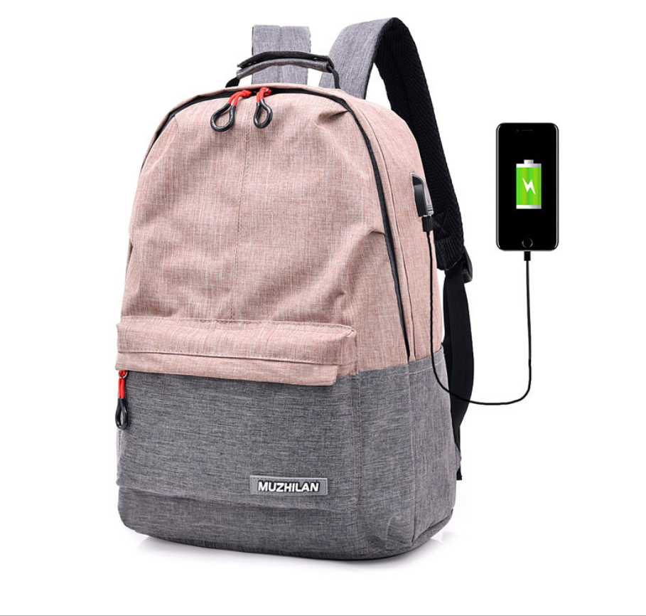 Campus backpack for females, spacious and durable. Ideal for books, laptop and school supplies. Comfort and style for ev