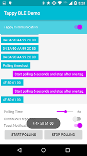 TappyBLE Demo Screenshots 3