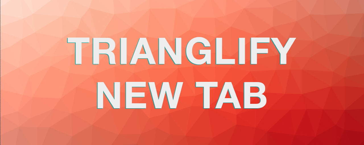 Trianglify New Tab Preview image 2