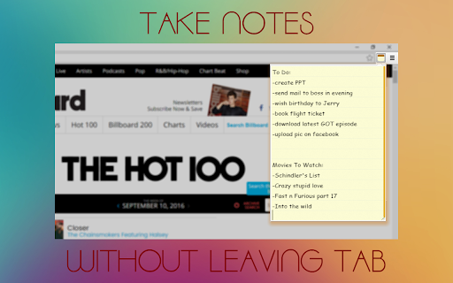 Popup Notes