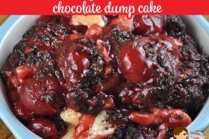 Crock Pot Cherry Pop Tart Chocolate Dump Cake