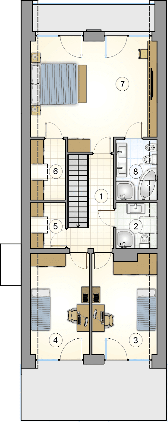 Bari IV - Rzut poddasza