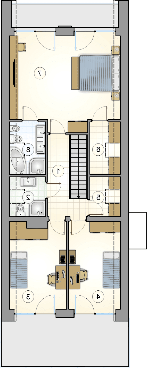 Bari IV - Rzut poddasza