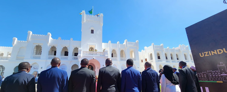 A look at the newly unveiled State House in Dodoma Tanzania on May 20,2023.