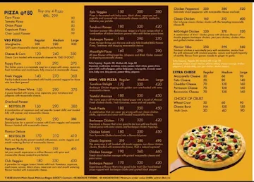 Pizza Hunger menu 