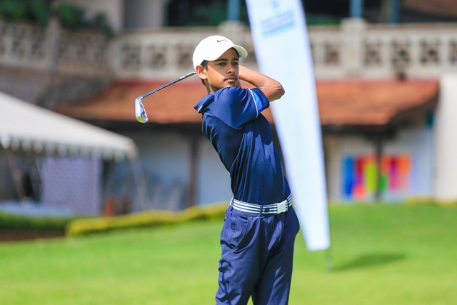 Junior Shashwat Harish action during the U.S. Kids Golf Spring Tour tournament at Windsor