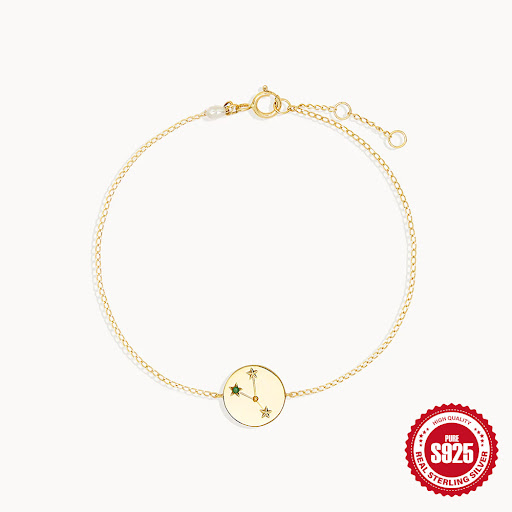 Title 18, S925 Sterling Silver Daily Twelve Constellation...