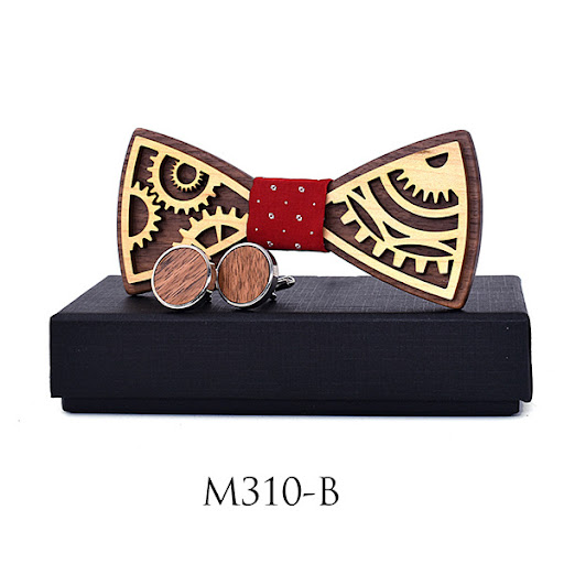 Title 4, Gear Stitching Wedding Bow Tie Mens Suit Enhan...