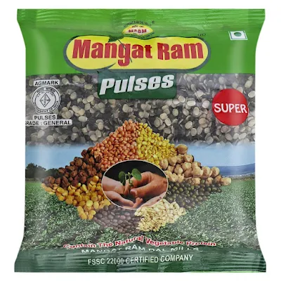 Mangat Ram Pulses Chilka Urad - 500 gm