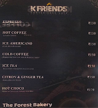 K Friends Cafe menu 2