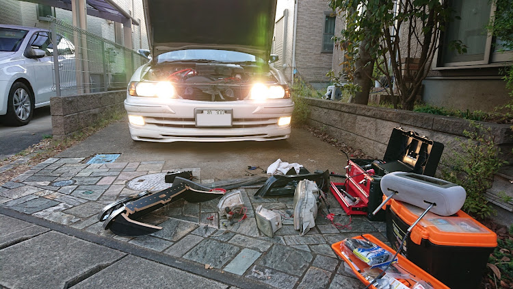チェイサーのノーマル戻し面倒です・屋根だけ塗り直しいくらか次教えてくれる・車検と合わせてやってもらうと画策・高かったらやらないに関するカスタム事例の投稿画像2枚目