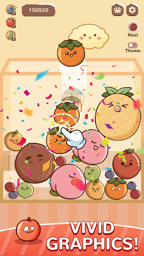 Screenshot Fruit Merge Drop Saga