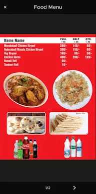 Special No1 Biryani House menu 4