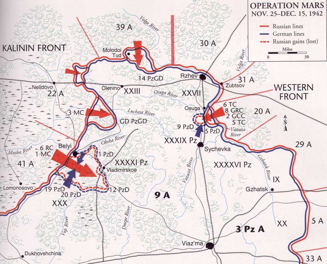 Военные карты 1942 года. Операция Марс под Ржевом карты. Ржевская операция 1942. Ржевско- Сычевская операция "Марс"1942 года. Бои подо Ржевом. Ржевско-Сычёвская операция 1942 карта.