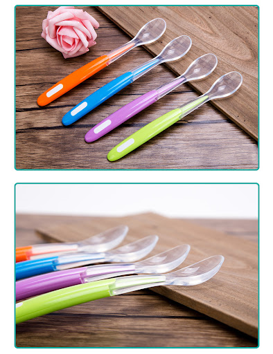 Title 7, Baby Silicone Small Soft Spoon
