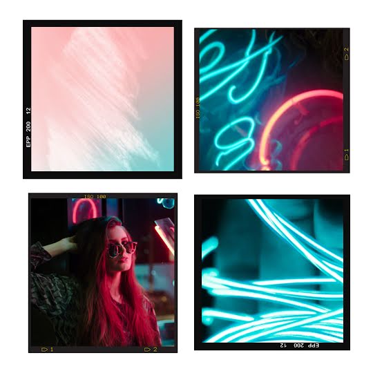 Neon Collage Frame Template Picmonkey Templates
