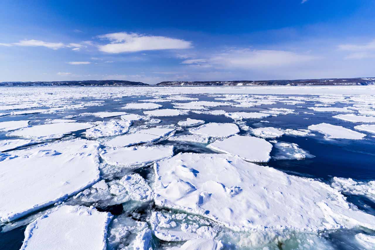 オホーツクの流氷