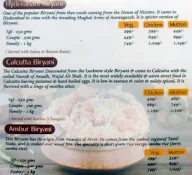 Earthen Cuisine menu 2