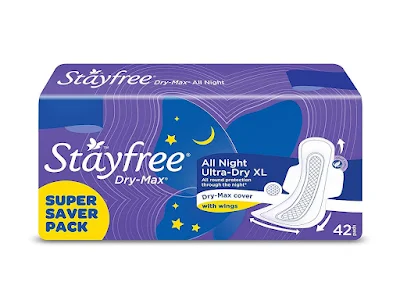 Stayfree Drymax Cover - 42 pads
