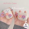 Vỏ Bảo Vệ Hộp Sạc Tai Nghe Không Dây Airpods 1/2/3/Pro Hình Hoa Đào Mùa Hè 3D