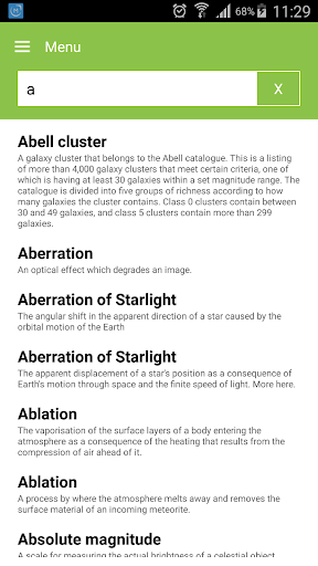 Astronomy Terms