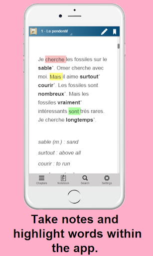 Easy French Stories, Le Pendentif, Sample