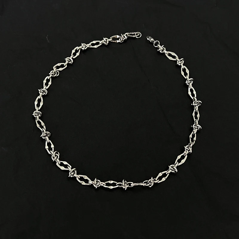 Herenketting Titanium Staal Niet Vervagend Hoogwaardig All-Matching Hip Hop Stijl Duurzaam en Stijlvol Voor Elke Gelegenheid