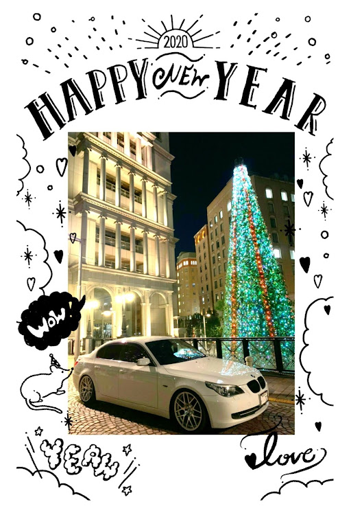5シリーズ セダンのイタリア街・2020年・謹賀新年に関するカスタム事例の投稿画像1枚目