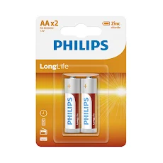 Pin Philips R6L2B (2 viên AA)