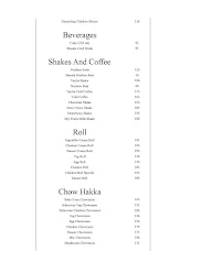 Indian Coffee House Restaurant menu 6