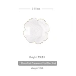 S Disk Transparent Golden Edge