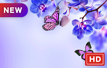 Blue flowers Popular New tabs HD Themes small promo image